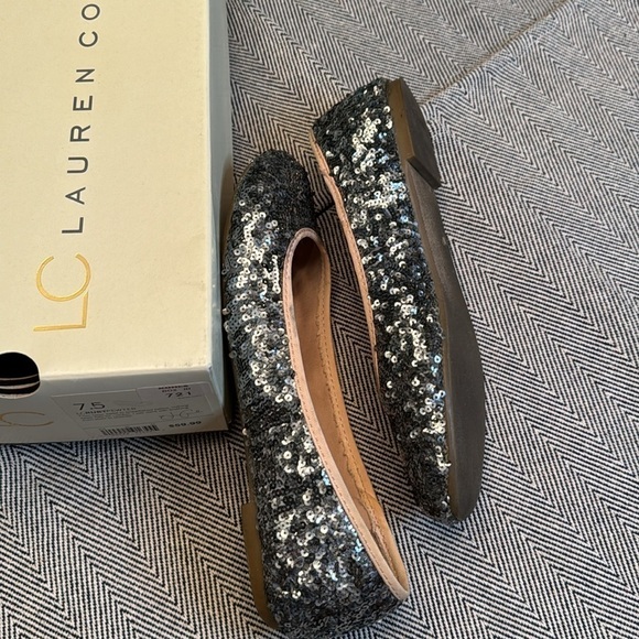 LC Lauren Conrad LC Ruby pewter ballet flat size 7 1/2 - Picture 4 of 8